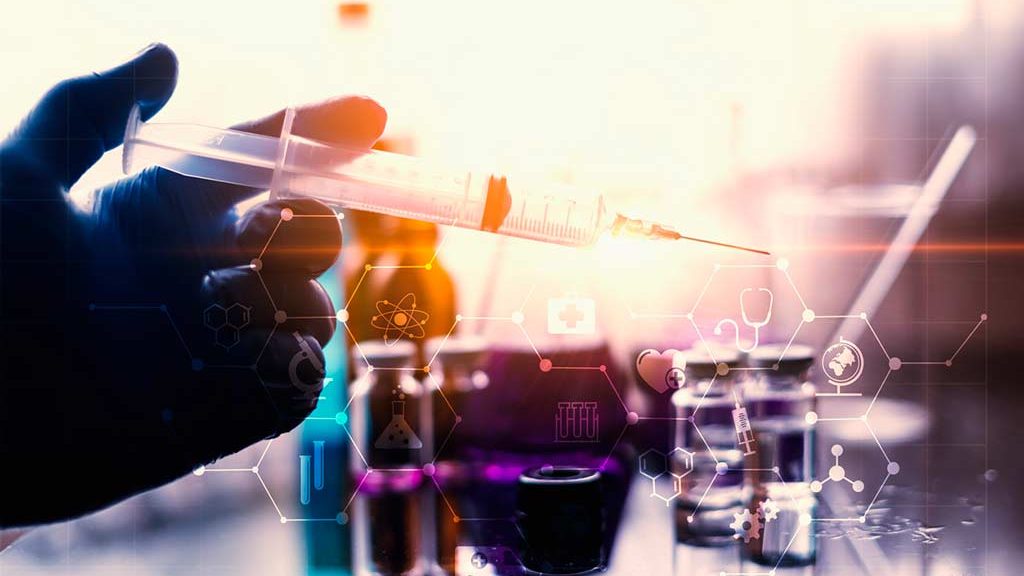 Injection d'une substance toxique