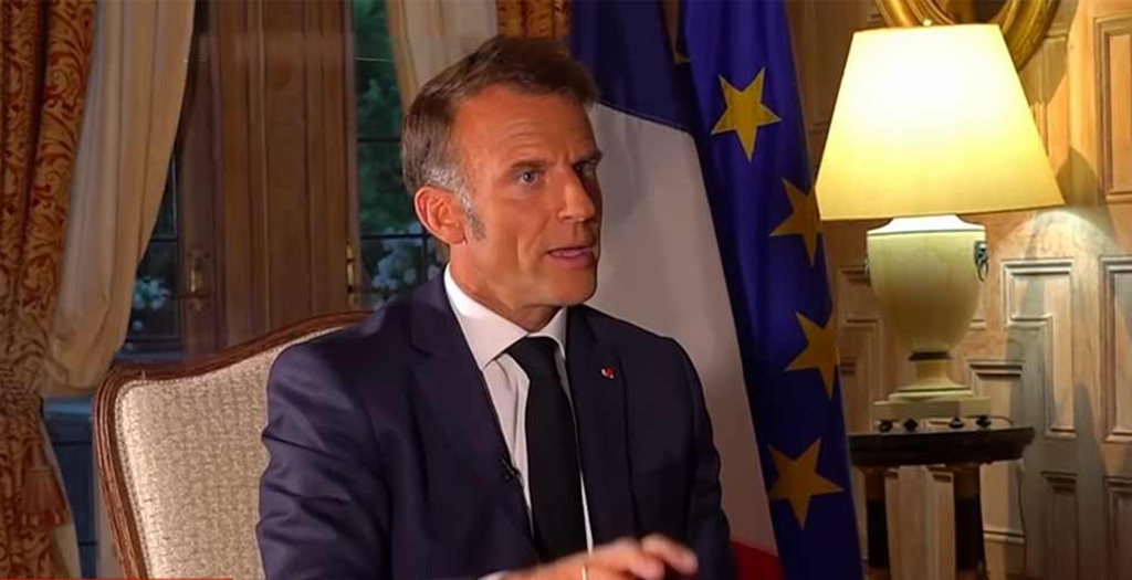Emmanuel Macron, interview pour LCI/TFI, Wahsington, 20/08/2025