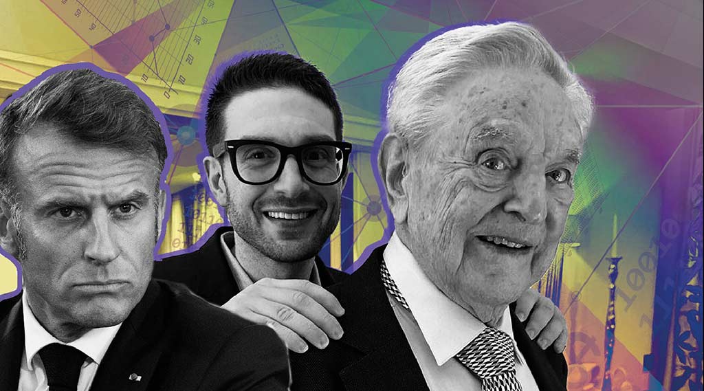 Emmanuel Macron, Alexander et George Soros