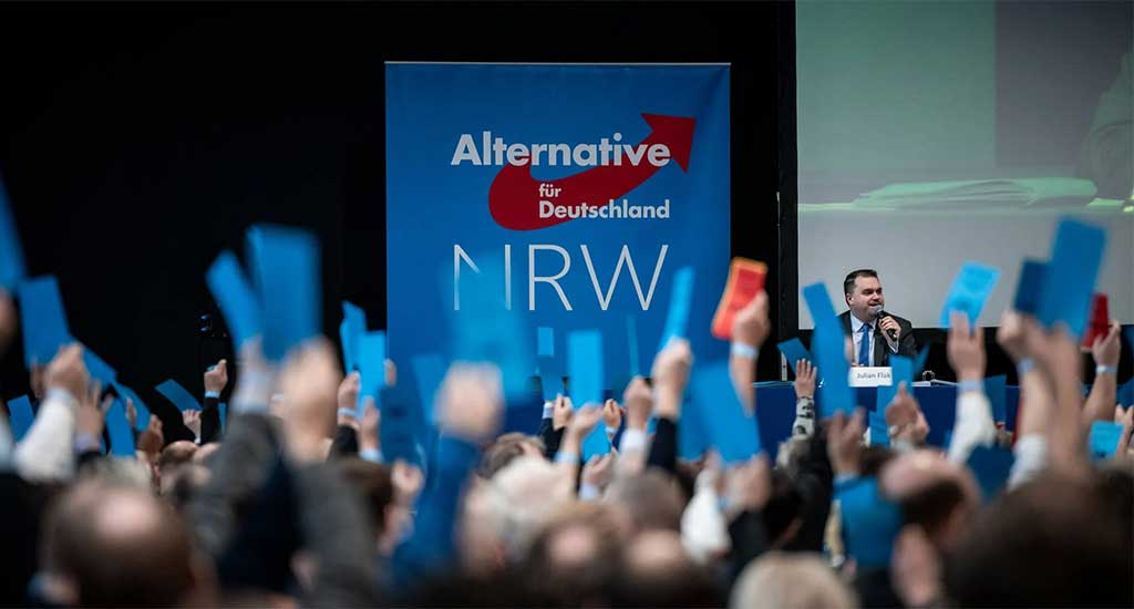 Meeting de l'AFD en Rhénanie du Nord-Westphalie