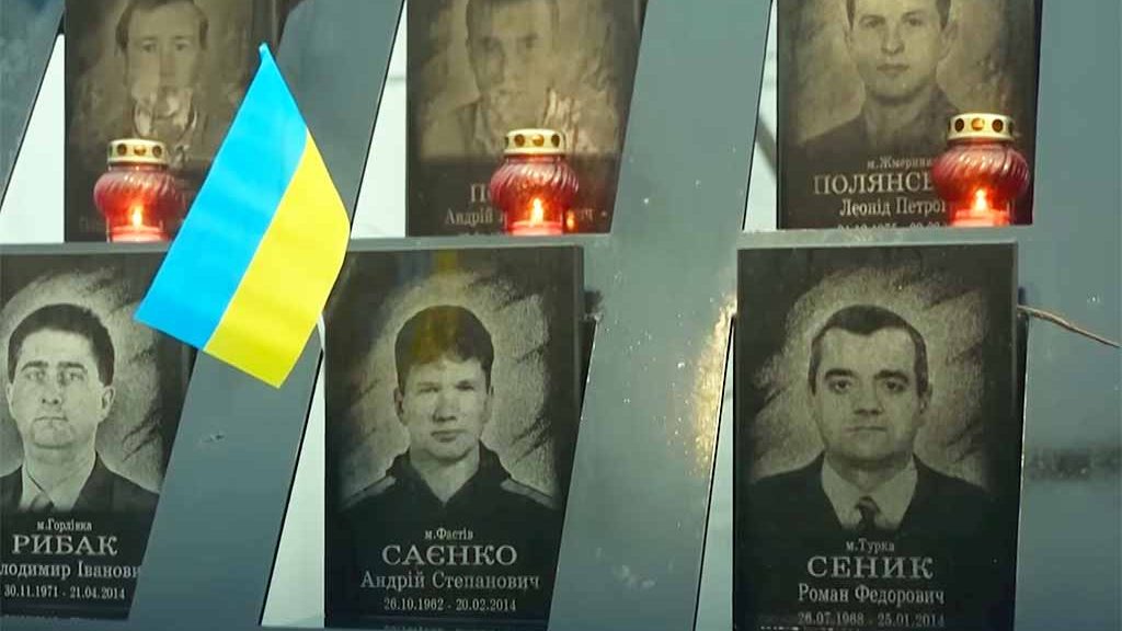 Mausolée de soldats urkainiens