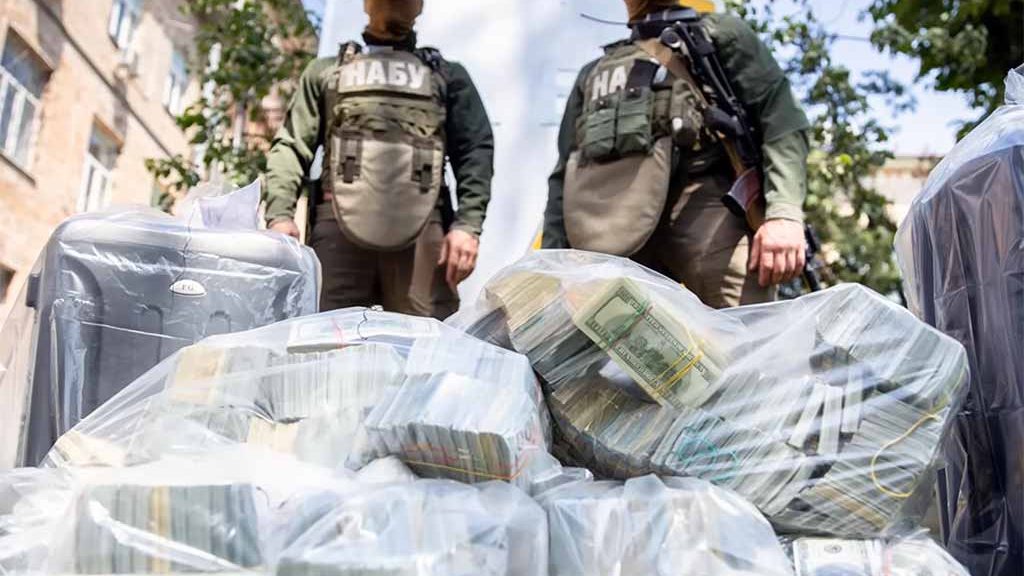 Saisie de fonds par le NABU dans le cadre de l'opération Midas, Ukraine, novembre 2025