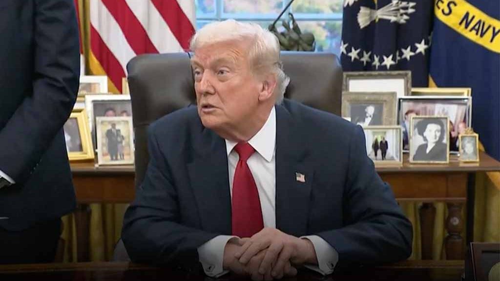 Donald Trump, bureau Ovale de la Maison-Blanche, 21 novembre 2025