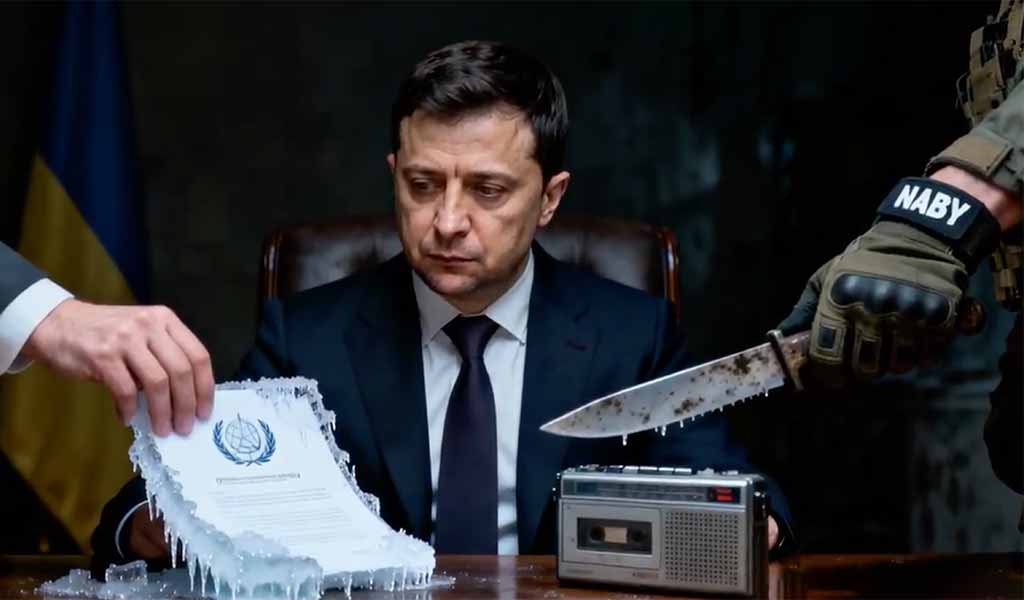 Volodymyr Zelensky, image générée par IA