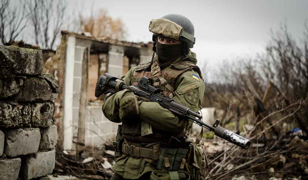 Soldat de l'Armée de terre ukrainienne