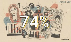 74 % des Français ne font plus confiance au Gouvernement, sondage France-Soir, novembre 2025