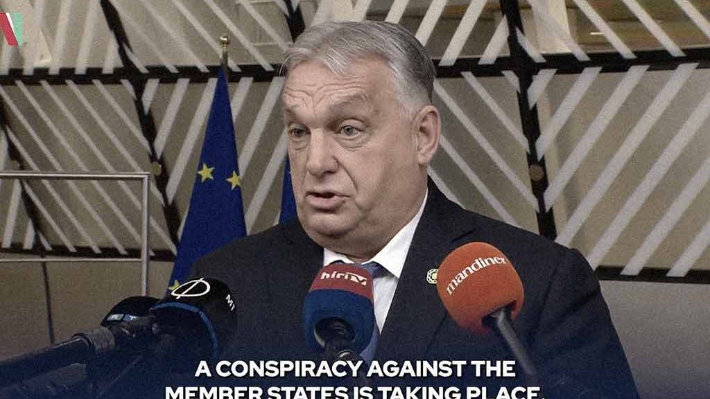 Viktor Orban à la sortie du sommet européen du 18 décembre 2025, dénonce un coup d'état européen et une marche forcée vers la guerre