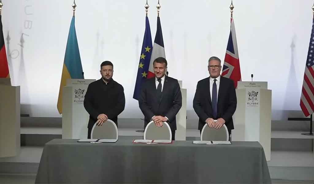 Coalition des volontaires, Paris, 6 janvier 2026