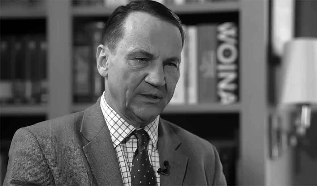 Ministre polonais des Affaires étrangères, Radosław Sikorski, 7 janvier 2026