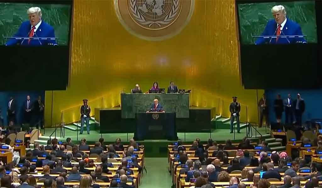 Donald Trump, ONU, novembre 2025