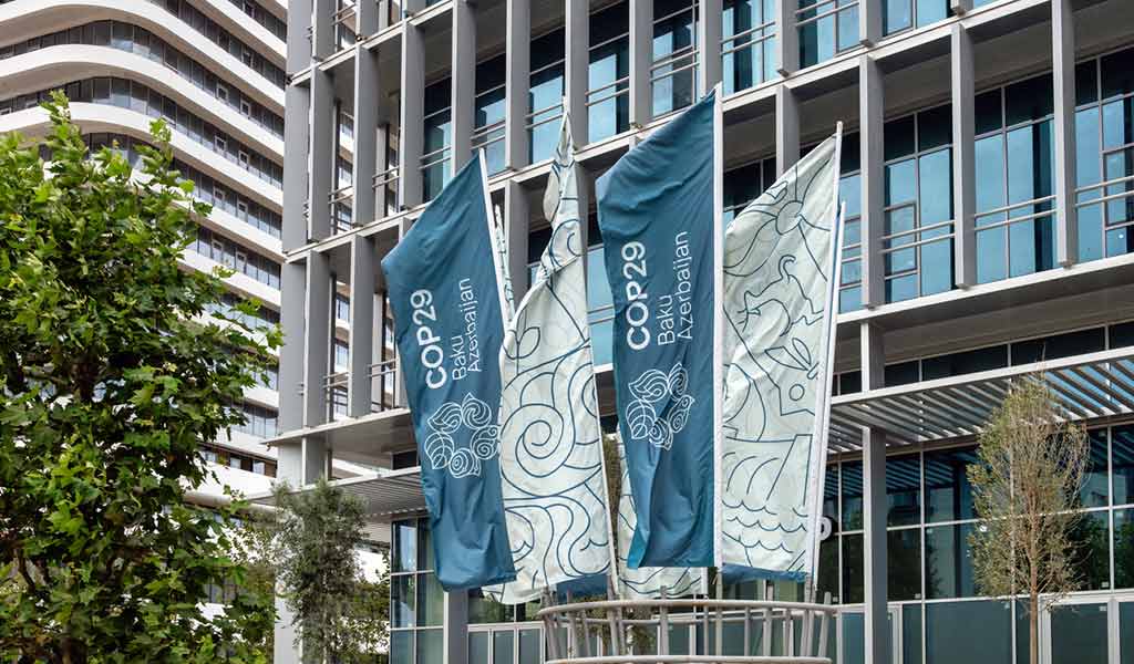 Siège de la COP29, Baiku (Azerbaïdjan), 2024