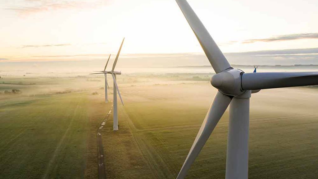 Champ d'éoliennes
