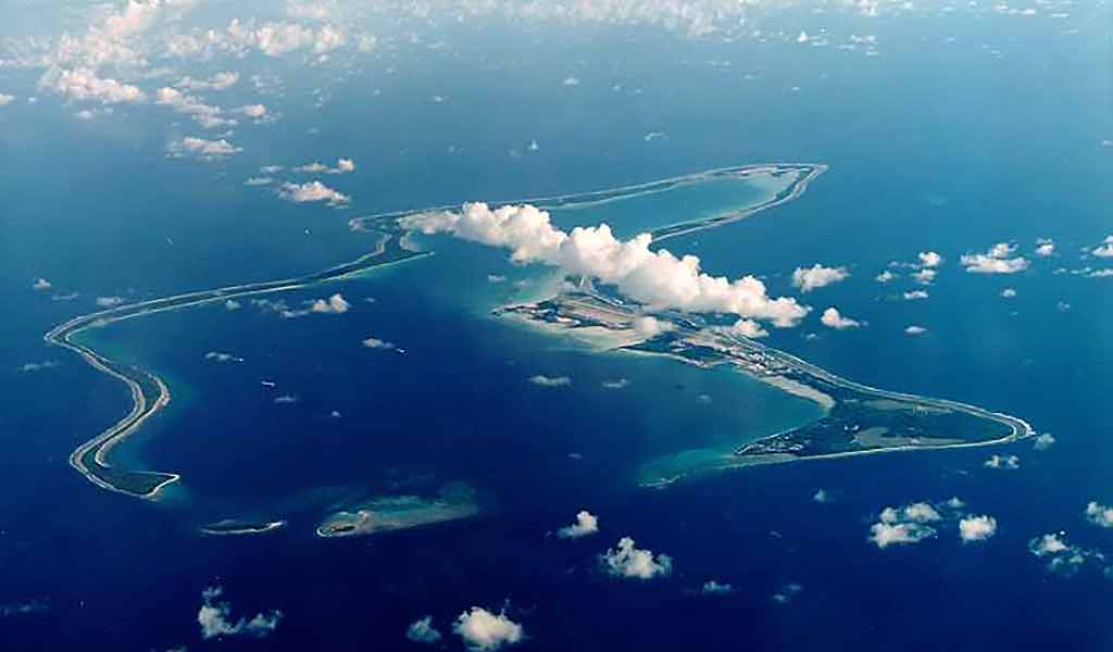 Diego Garcia, archipel des Chagos, Territoire britannique de l'océan Indien