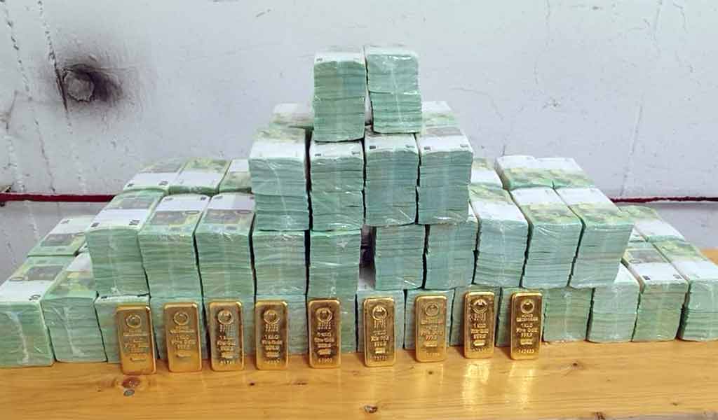 Saisie réalisée le 5 mars à Budapest dans le cadre de l'opération Ukrainian gold convoy