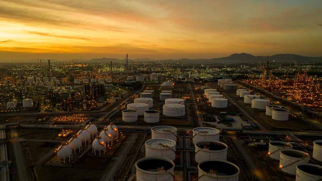 Usine pétrochimique, Thaïllande
