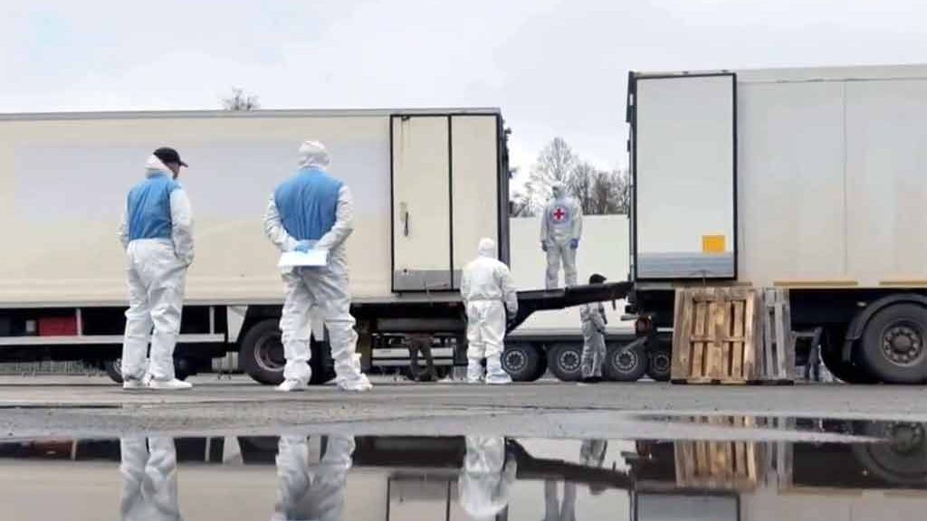 Échange de corps de soldats entre la Russie et l'Ukraine, avril 2026