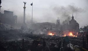 Ukraine, place Maidan, Kiev, 2014