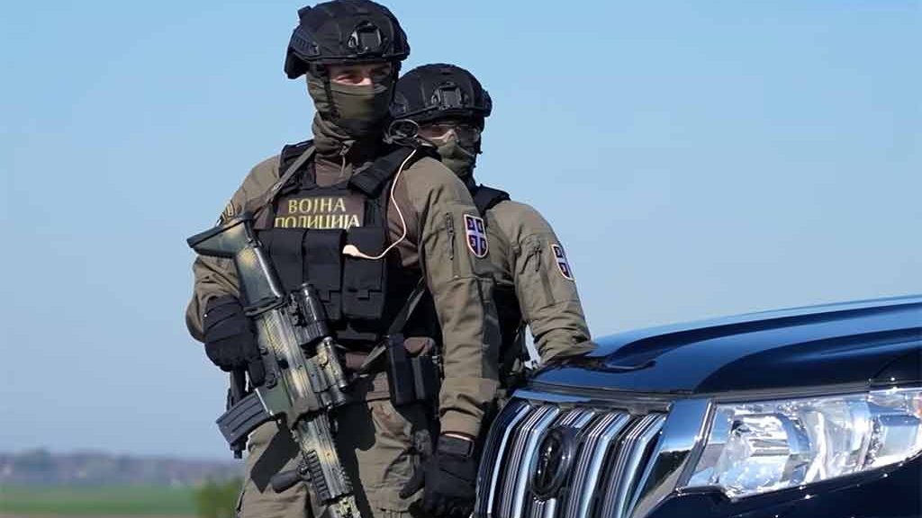 Forces spéciales serbes déployées sur le site du sabotage du pipeline TurkStream