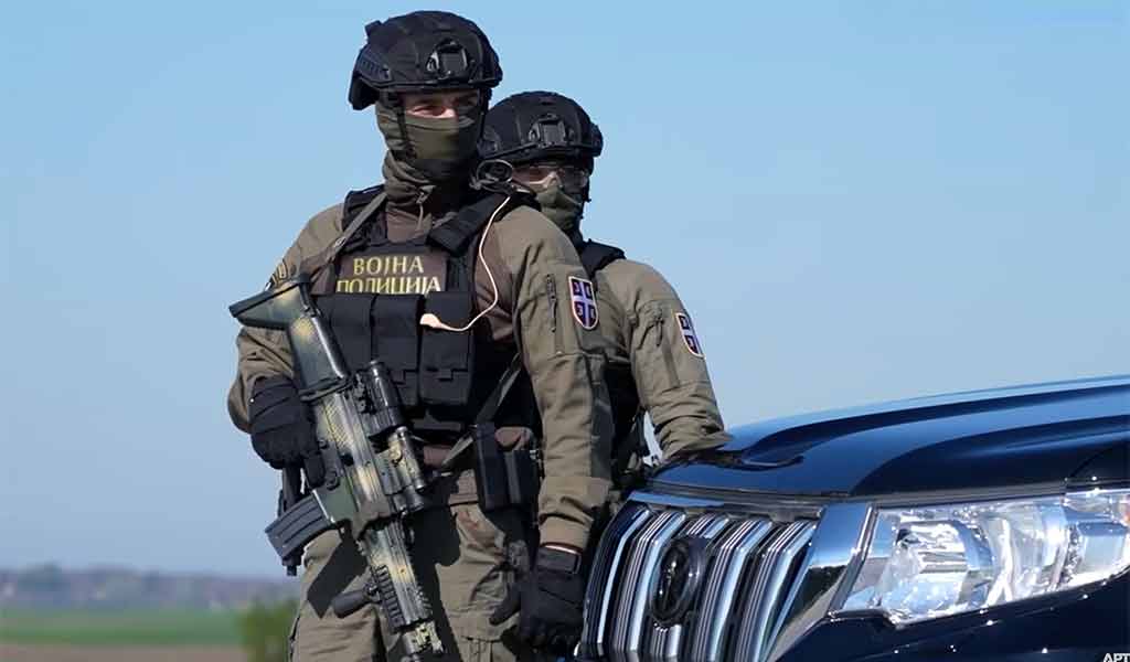 Forces spéciales serbes déployées sur le site du sabotage du pipeline TurkStream