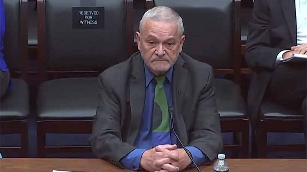 David Morens lors de son audition par le Select Subcommittee on the Coronavirus Pandemic le 23 mai 2024.