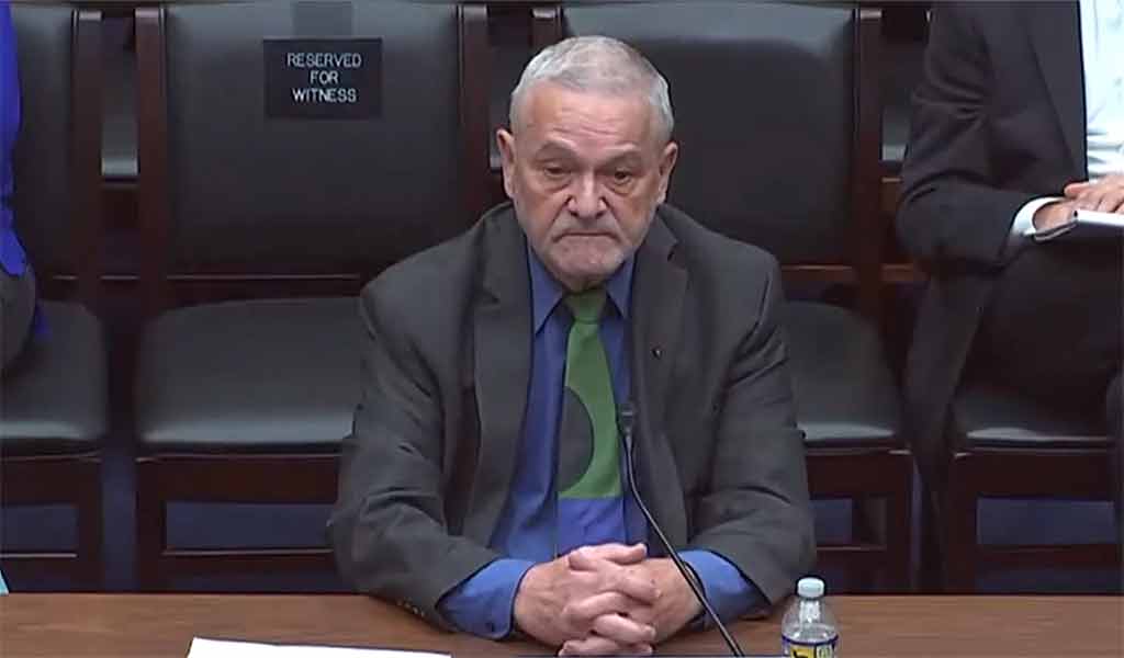David Morens lors de son audition par le Select Subcommittee on the Coronavirus Pandemic le 23 mai 2024.