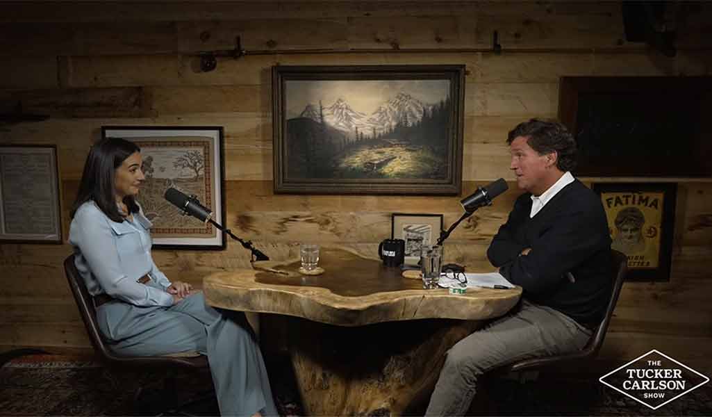 Julia Mendel, ex-porte-parole de Volodymyr Zelensky, Tucker Carlson Show, 11/05/2026