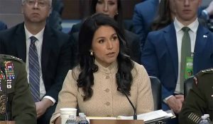 Tulsi Gabbard, directrice du Renseignement national américain, 19 mars 2026