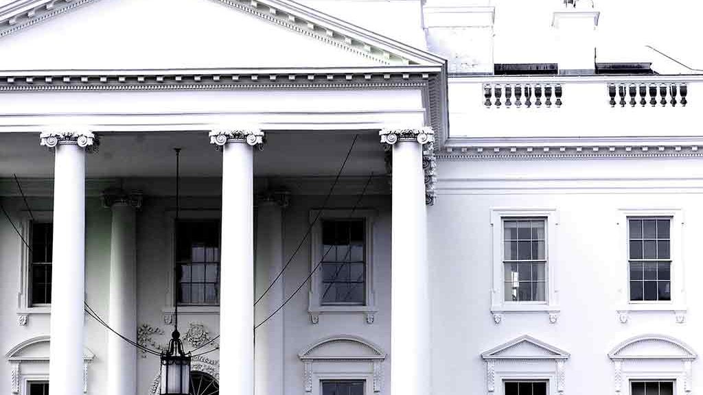Façade de la Maison-Blanche, Washington DC