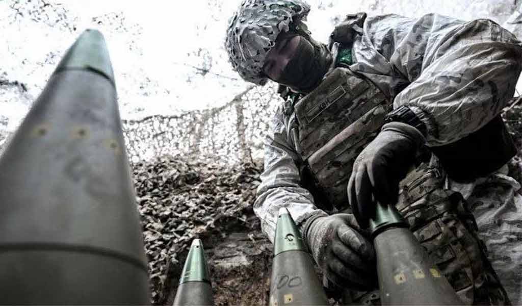 Soldat ukrainien, ligne de front