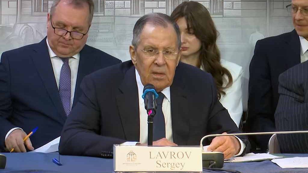 Sergueï Lavrov, Moscou, Conférence ur l'Ukaine, 23 juin 2026.
