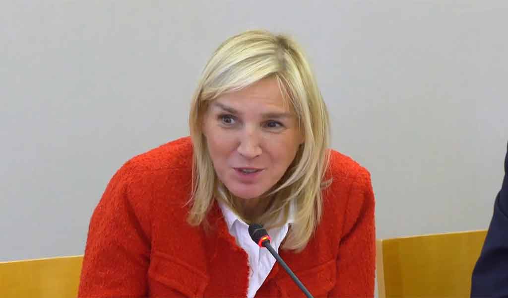 Agnès Eerven, sénatrice LR, corapportrice du rapport sur les zones grises de l'information