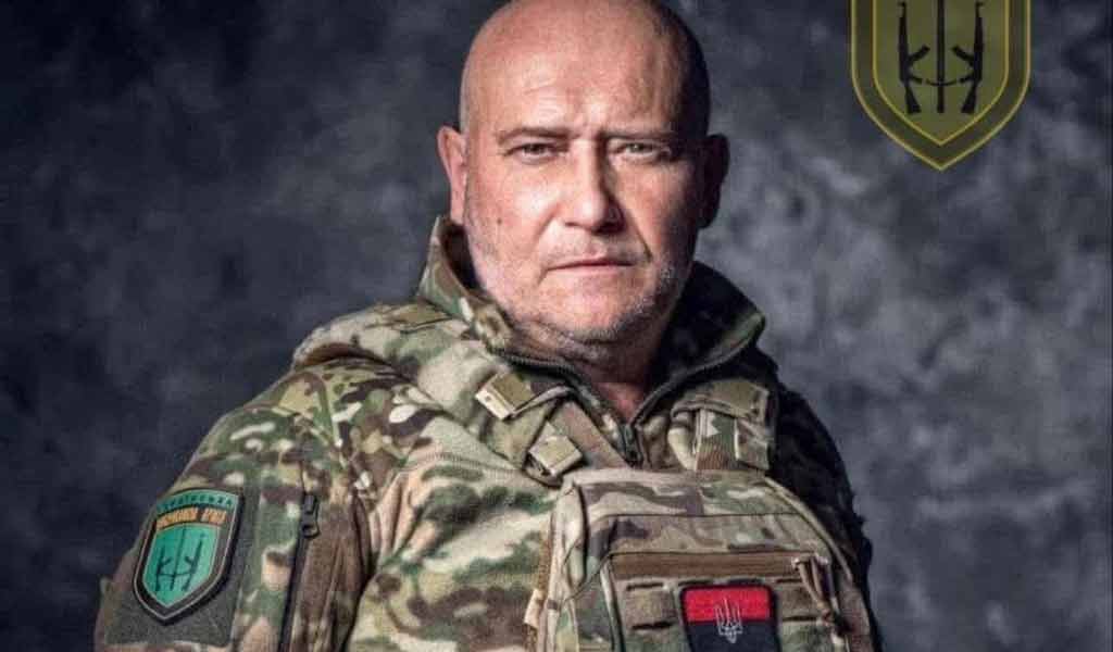 Dmytro Yarosh, commandant de l'Armée volontaire ukrainienne