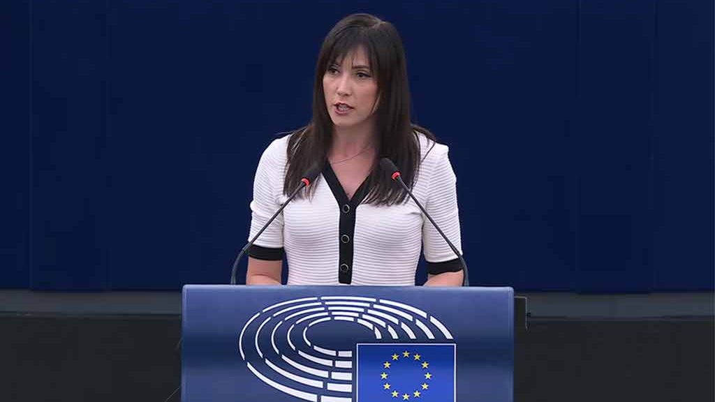 Ewa Zajączkowska-Hernik, tribune du Parlement européen, 7 juillet 2026