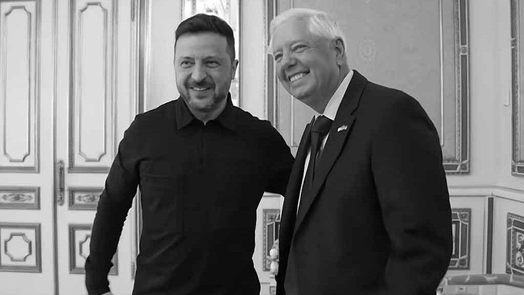 Lindsey Graham et Volodymyr Zelensky, juillet 2026