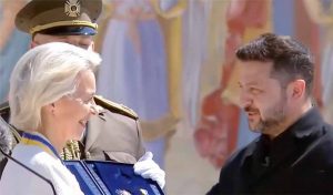 Ursula von der Leyen et Volodymyr Zelensky, Kiev, 15 juillet 2026