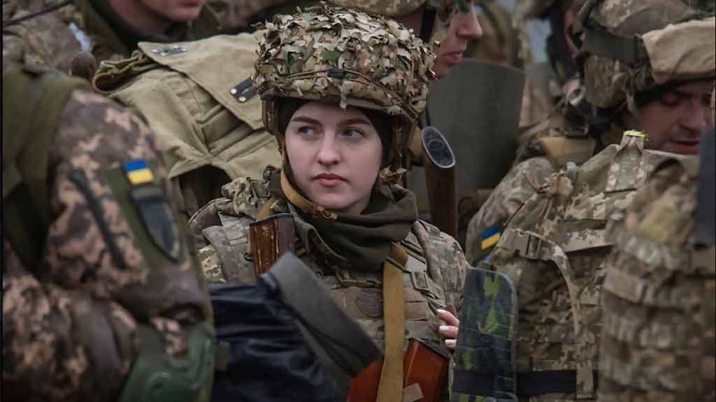Soldate ukrainienne