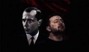 Stepan Bandera et Volodymyr Zelensky