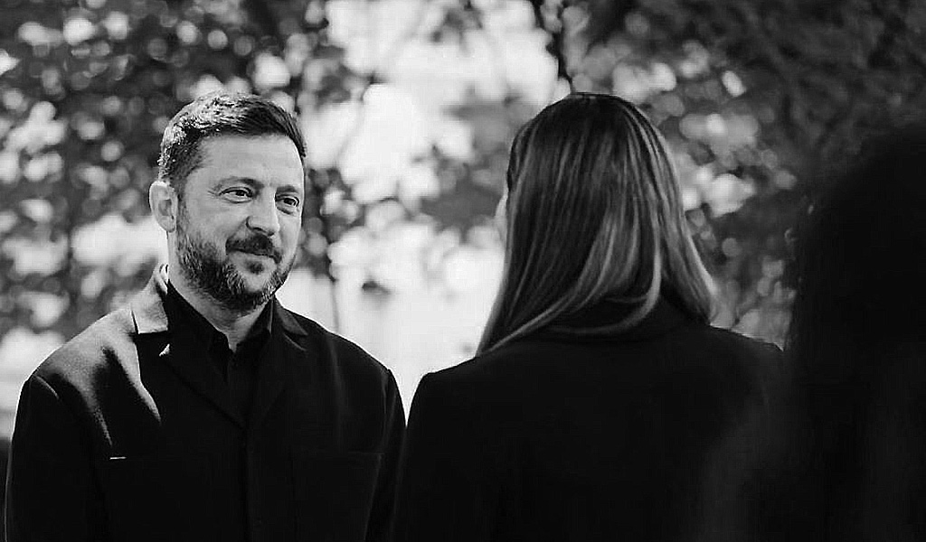 Volodymyr Zelensky et Laura Loomer, Kiev juillet 2026