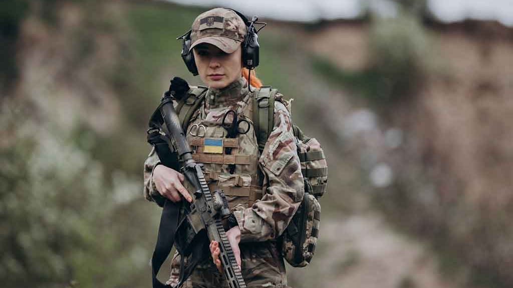 Soldate ukrainienne