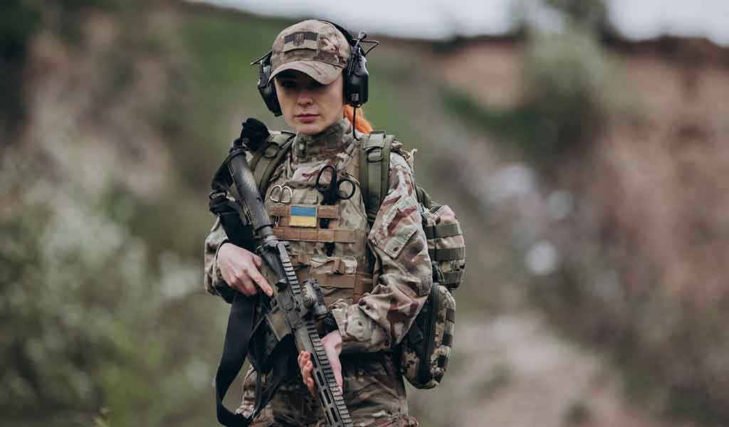 Soldate ukrainienne